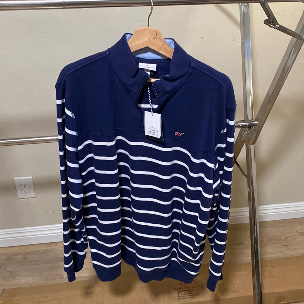 Vineyard vines mens (L) 1/4 zip new